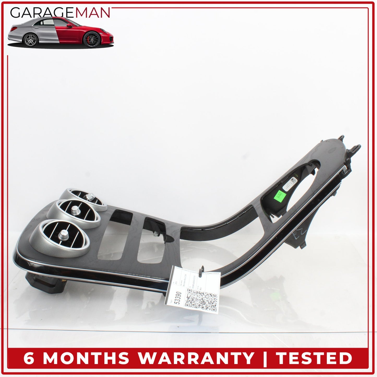 2015-2020 Mercedes W205 C300 Front Center AC Air Vent w/ Trim Cover Panel OEM