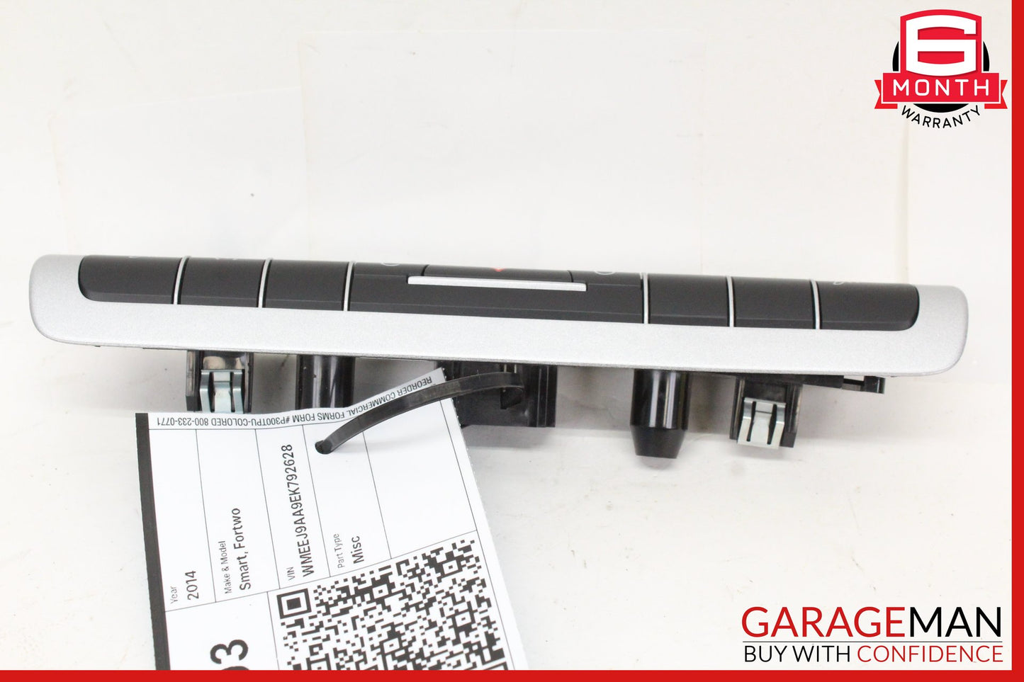 2008-2015 Smart Fortwo 451 Front Dash Hazard Control Switch Panel 4518207810 OEM