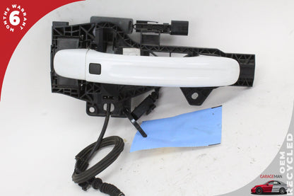 2007-2015 Audi Q7 Rear Right Side Exterior Door Handle White Keyless OEM
