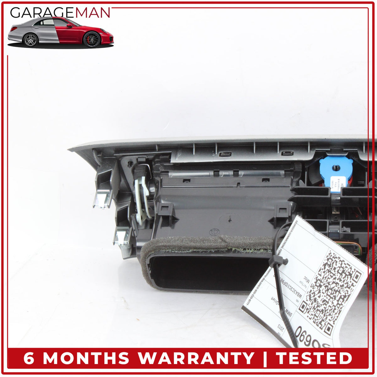 2012-2018 BMW 320i xDrive Front Dash Center AC Air Vent Grille Panel 9231206 OEM