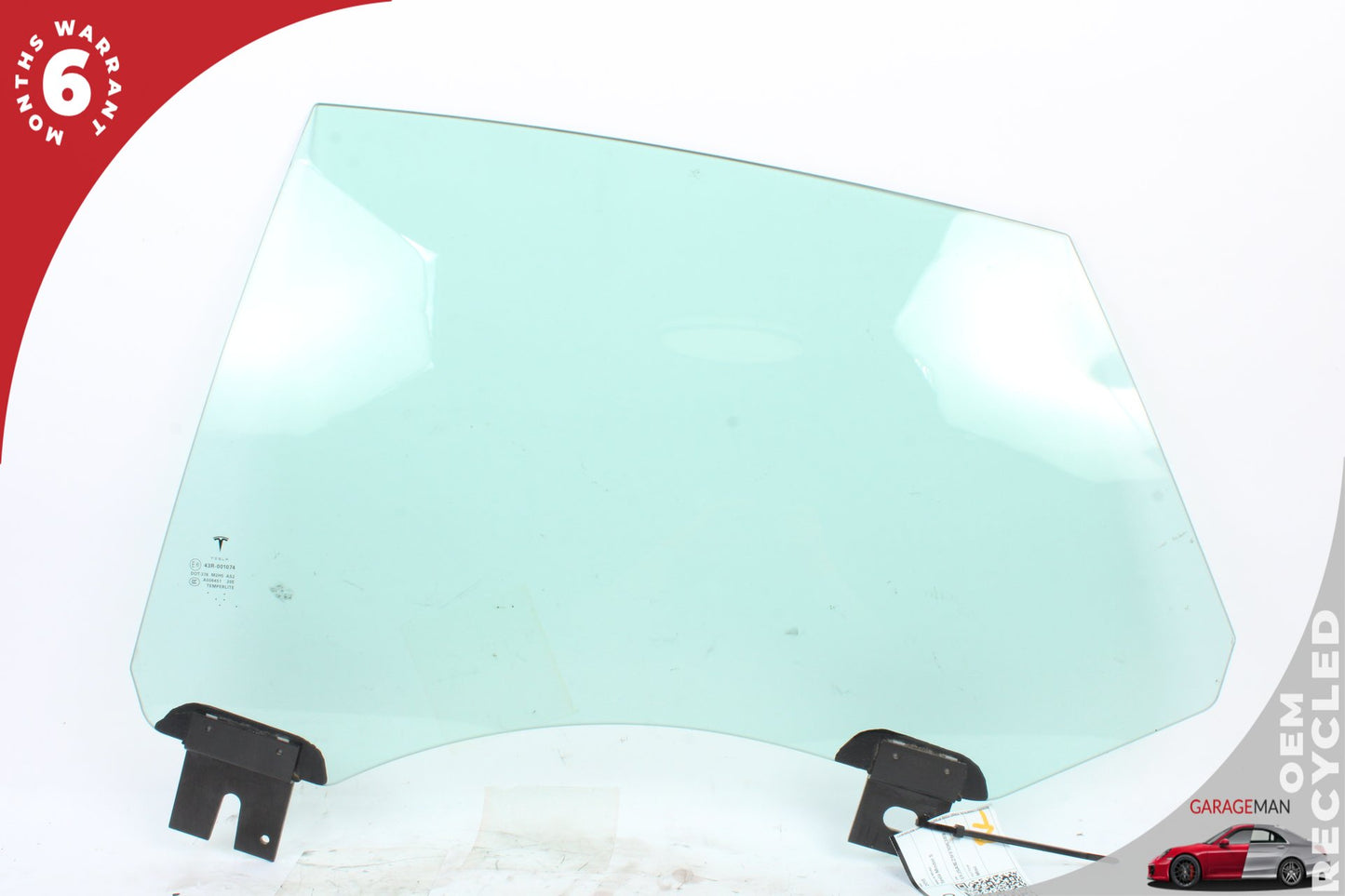 12-20 Tesla Model S 85D Hatchback Rear Left Driver Side Window Glass E643R001074