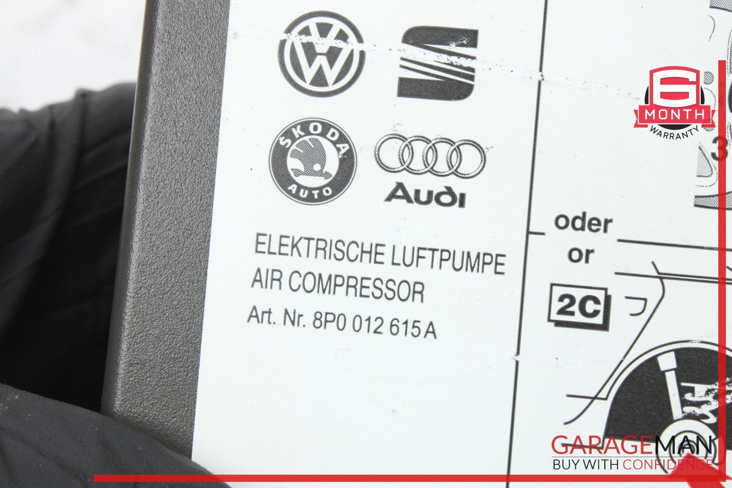 2008-2015 Audi TT 8J Emergency Tire Air Compressor Pump Motor 8P0012615A OEM