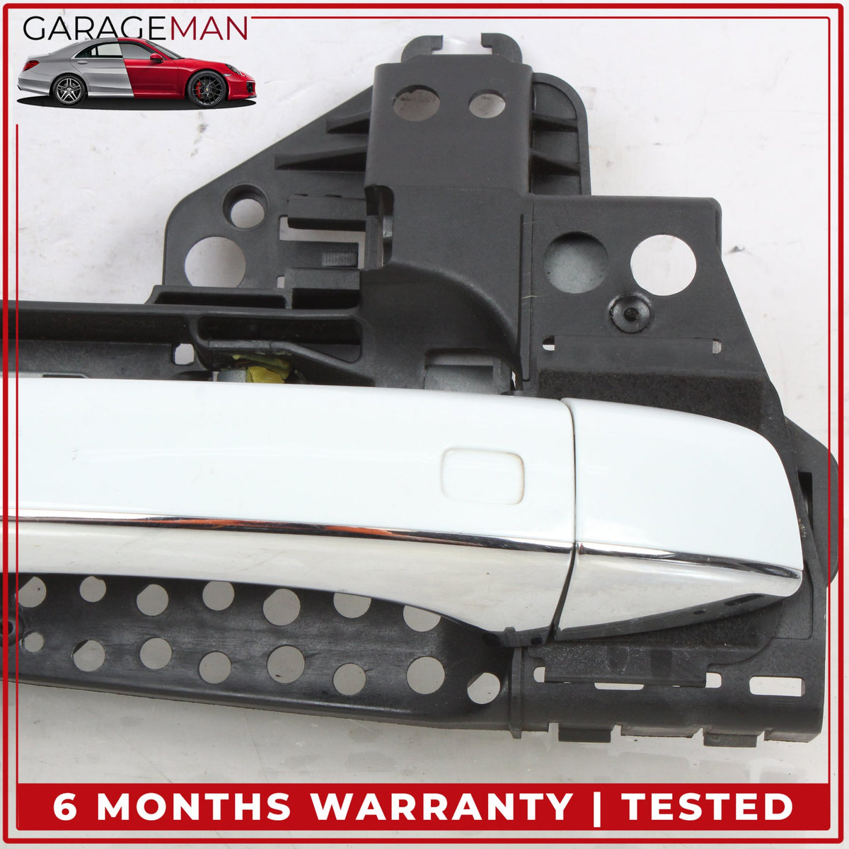 2011-2018 Audi A8 S8 Front Right Exterior Door Handle Glacier White Metallic OEM