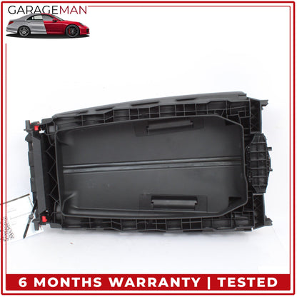2012-2019 BMW 650i F06 Front Center Armrest Lid Cover Black Nappa Leather OEM