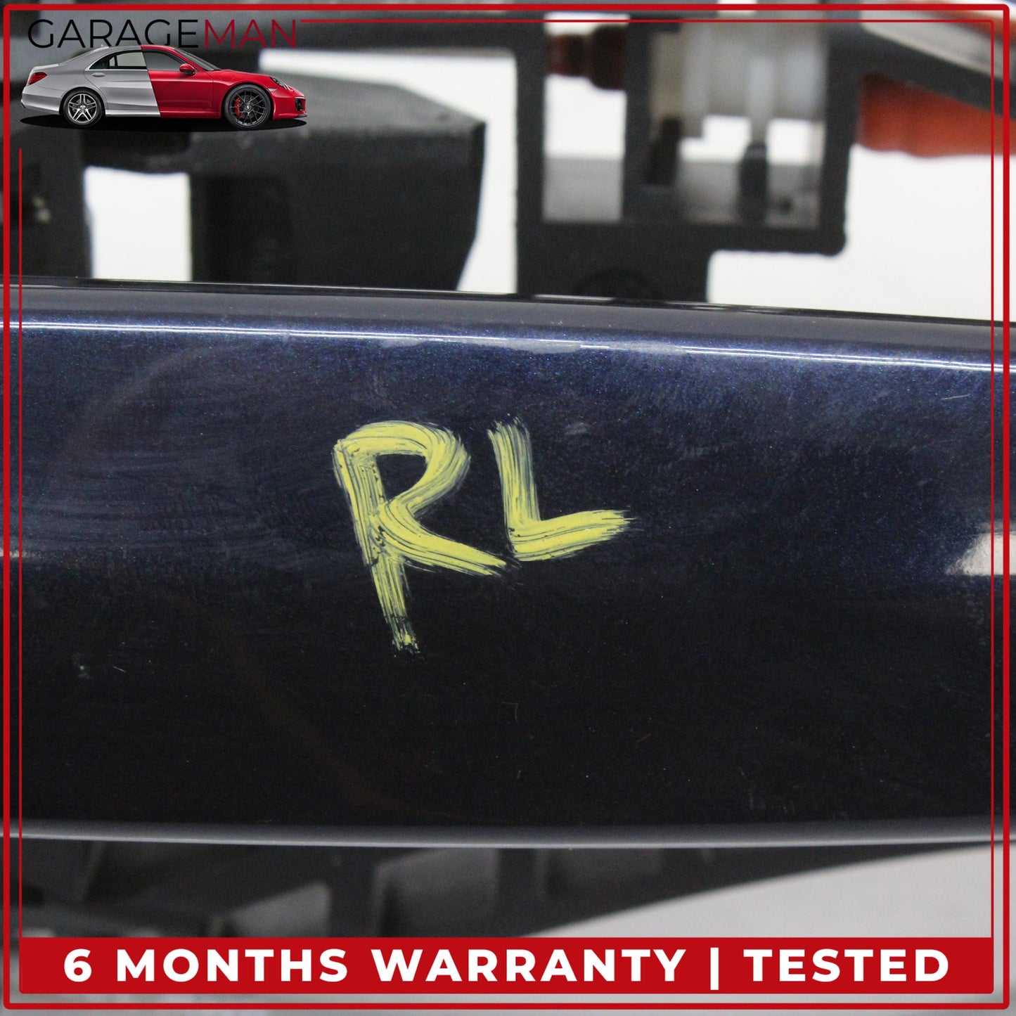 2014-2020 BMW 430i F36 Rear Left Driver Side Exterior Door Handle Blue OEM