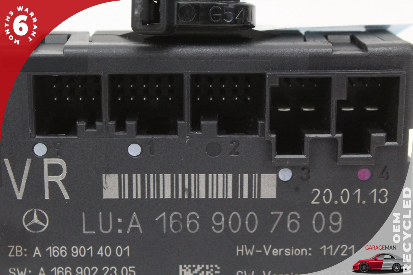 12-19 Mercedes-Benz GL450 X166 SUV Right Rear Door Control Module 1669007609 OEM