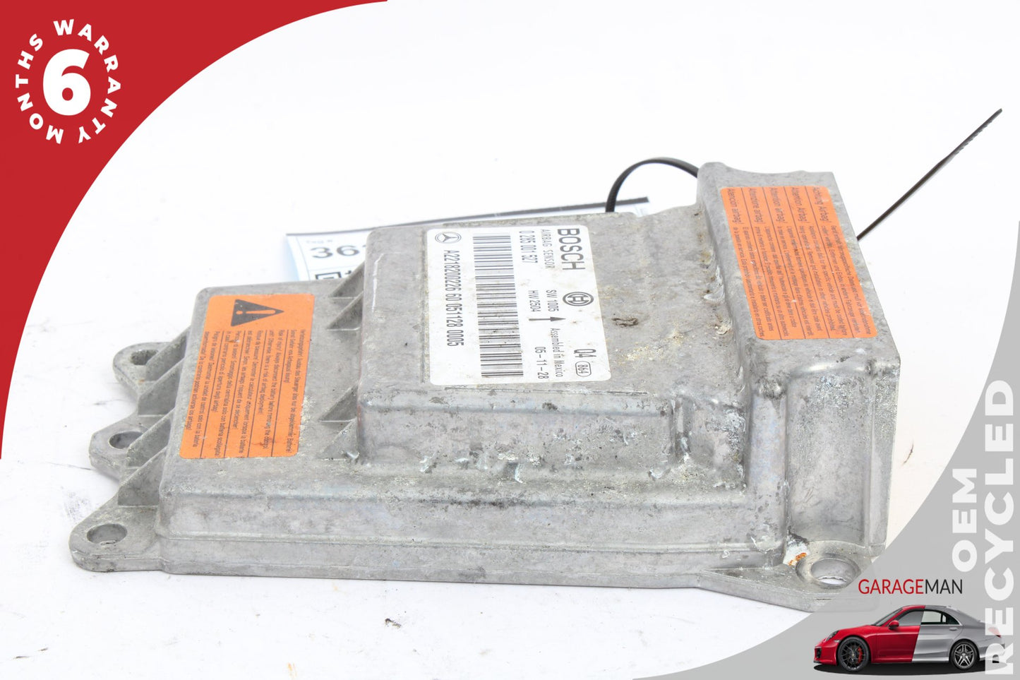 2007-2012 Mercedes W221 S550 Airbag Air Bag Sensor SRS Control Module Unit OEM