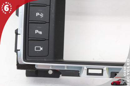 2016-2020 Jaguar XF X260 Front Center Dash Display Screen Trim w/ Switches OEM