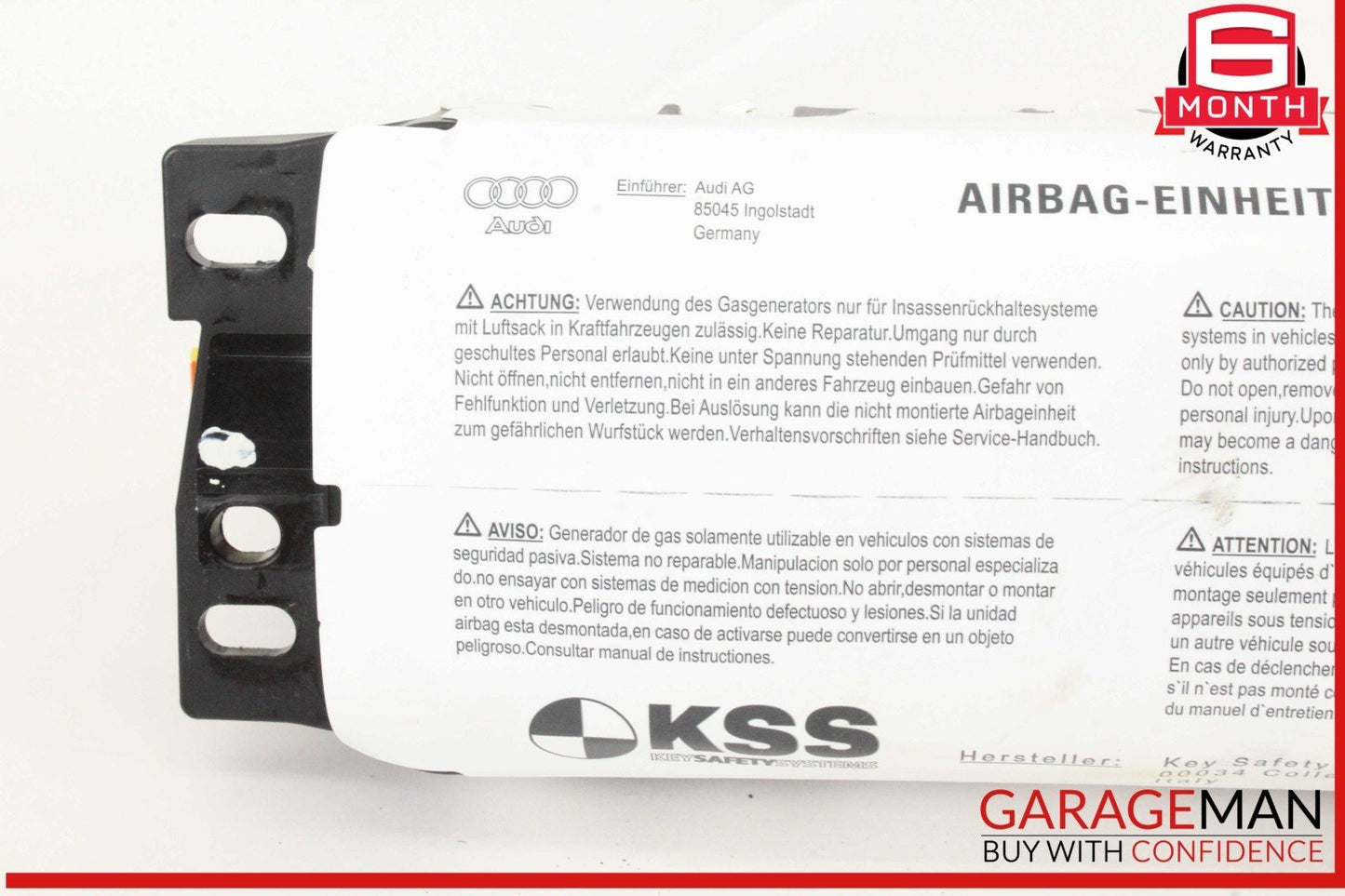14-16 Audi A4 A5 S4 S5 Front Right Passenger Side Dash Airbag Air Bag OEM