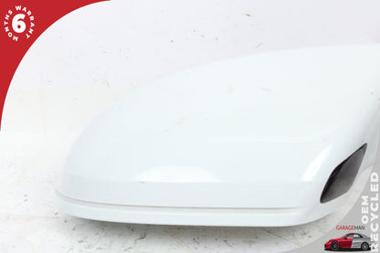 2012-2018 Audi A6 S6 Front Left Door Rear View Mirror w/ Blind Spot White OEM