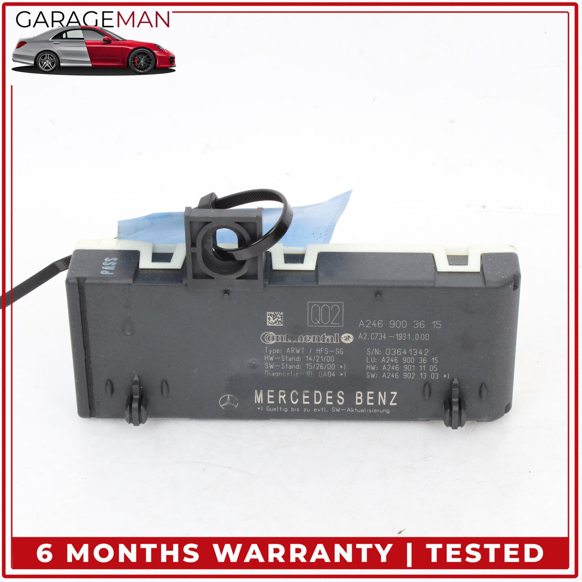 2015-2020 Mercedes X156 GLA250 Rear Trunk Tailgate Control Module 2469003615 OEM