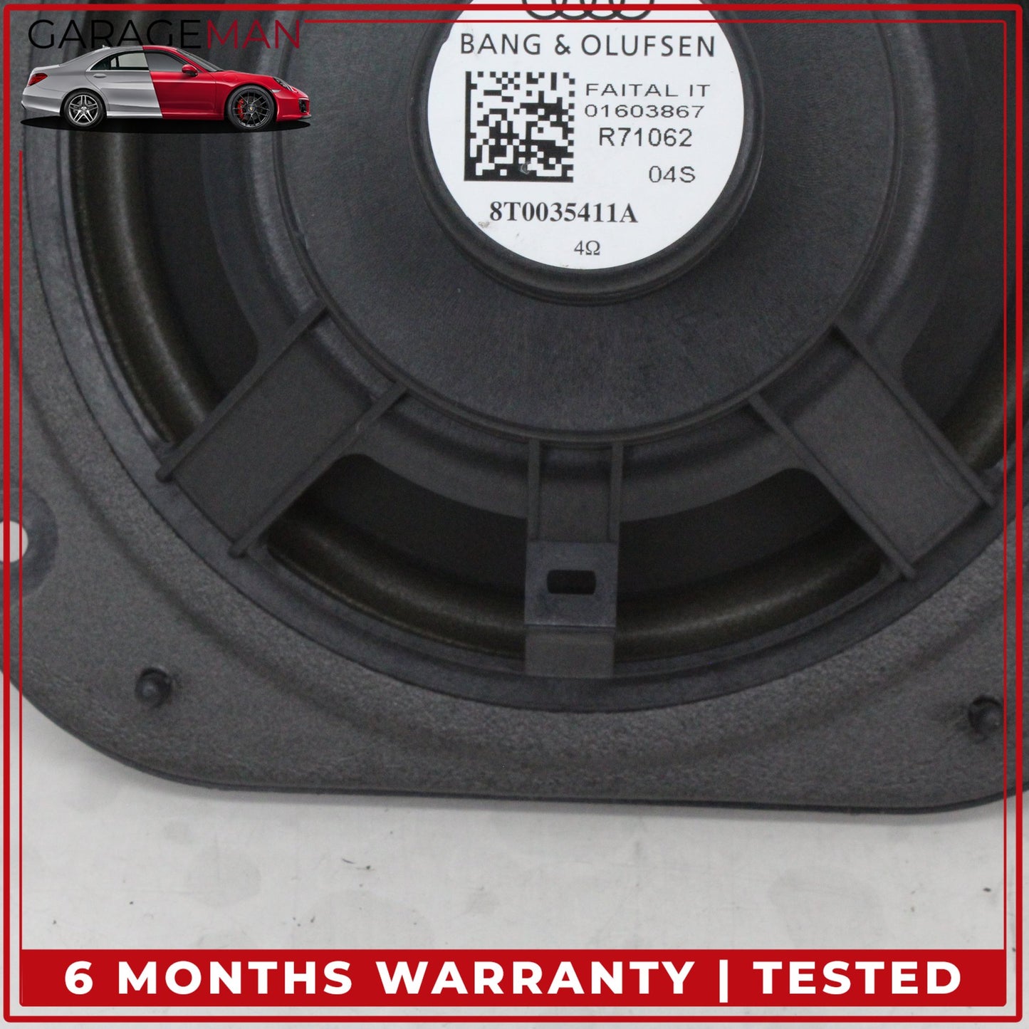 2009-2016 Audi A5 8T Sedan Rear Left and Right Side Door Speaker 8T0035411A OEM