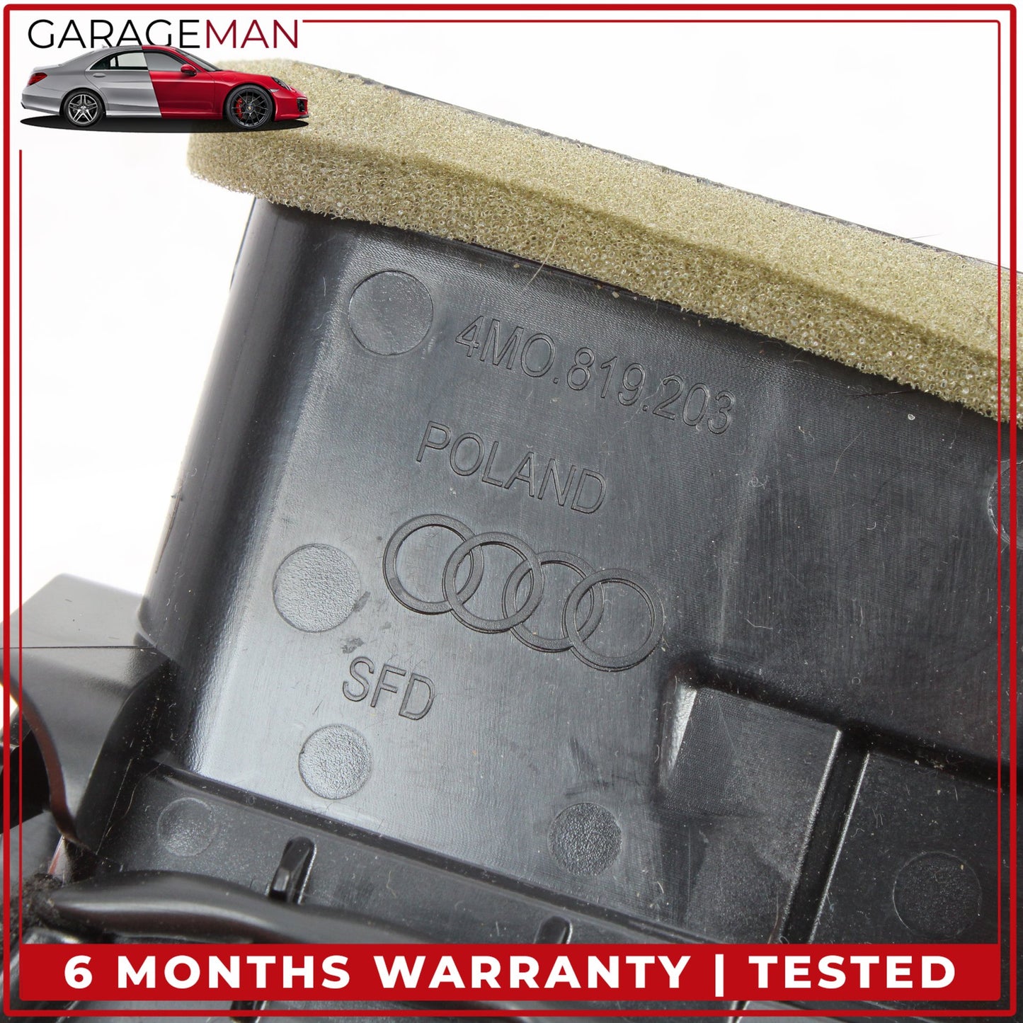 2017-2019 Audi Q7 SUV Rear AC A/C Climate Control Dual Air Vent 4M0819203 OEM