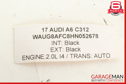 2012-2018 Audi A6 A7 Rear Left Side Lane Assist Blind Spot Radar Sensor OEM
