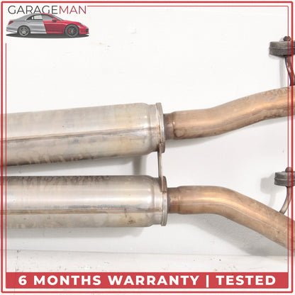 2013-2015 Jaguar XF X250 3.0L S/C RWD Intermediate Exhaust Muffler Dual Pipe OEM