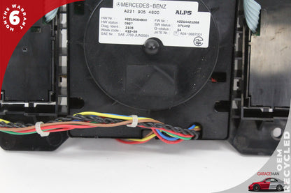 10-14 Mercedes-Benz S550 W221 Control Switch Knob 2219054600