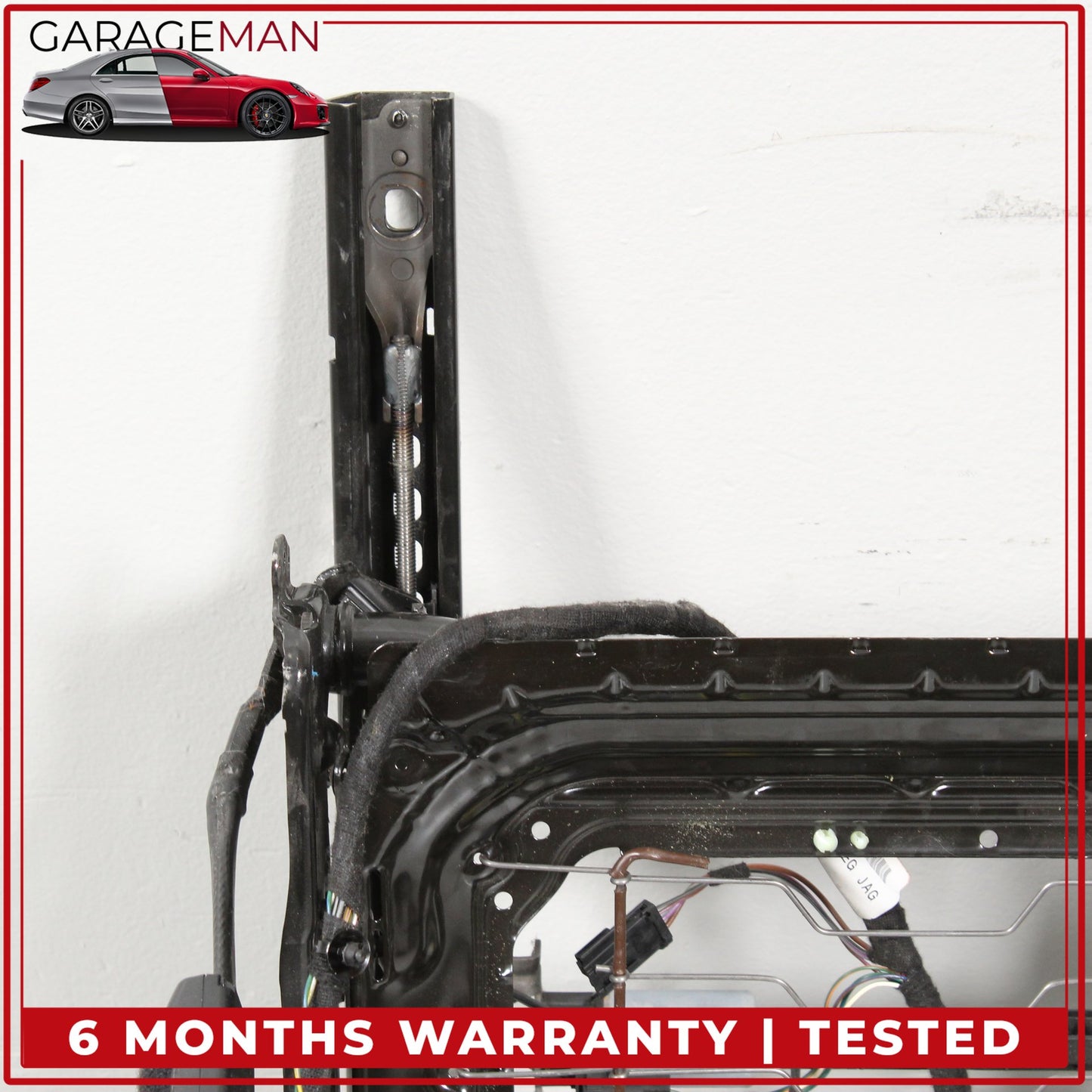 2014-2019 Jaguar F-Type X152 Front Left Side Seat Track Frame Rail w/ Motors OEM