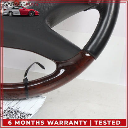 2010-2014 Mercedes W216 CL550 Steering Wheel w/ Paddle Shifters Wood OEM