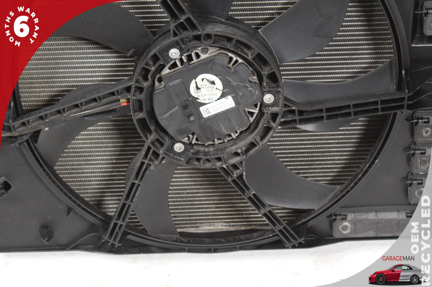 2015-2019 Volkswagen Golf MK7 Alltrack Engine Radiator Cooling Fan Assembly OEM