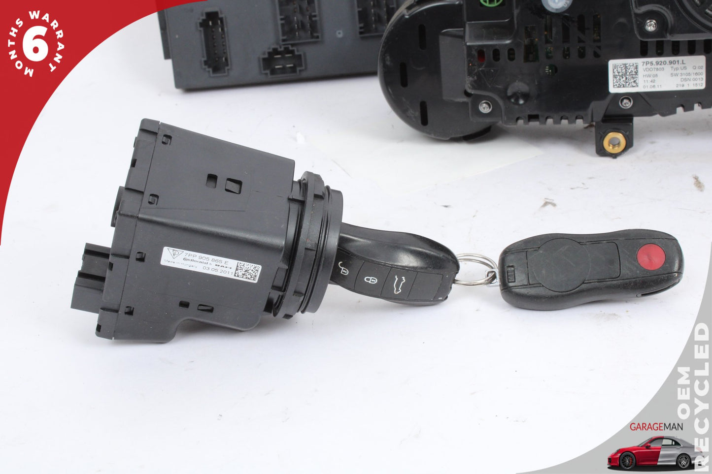 2011-2014 Porsche Cayenne 958 Speedometer Igniton BCM Central Gateway Module Set