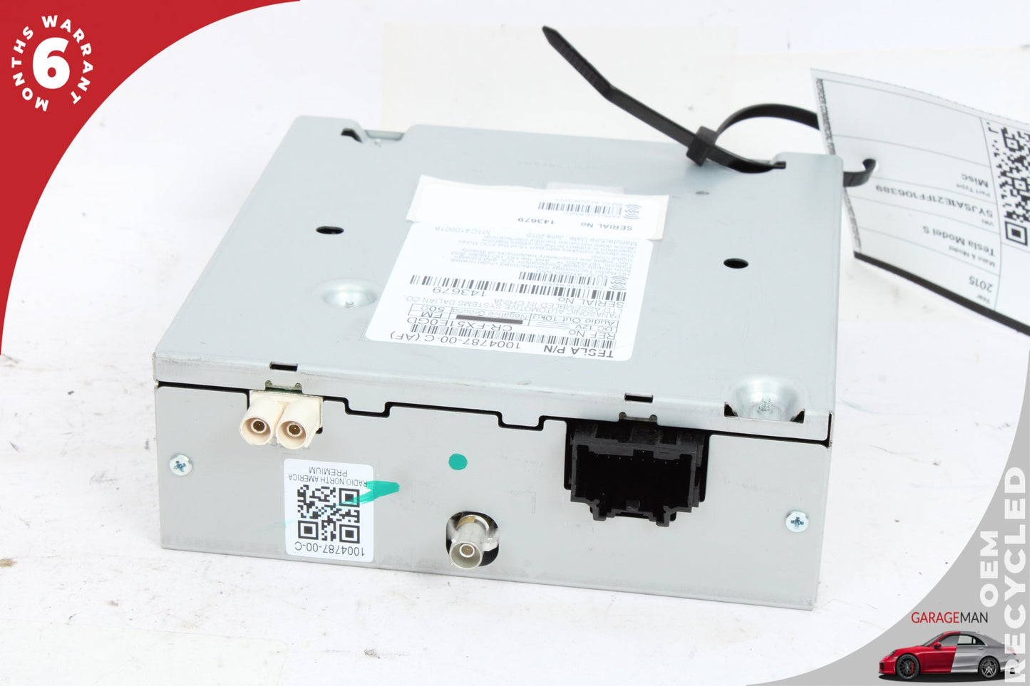 2012-2015 Tesla Model S Satellite Audio Radio Receiver Module 100478700C OEM