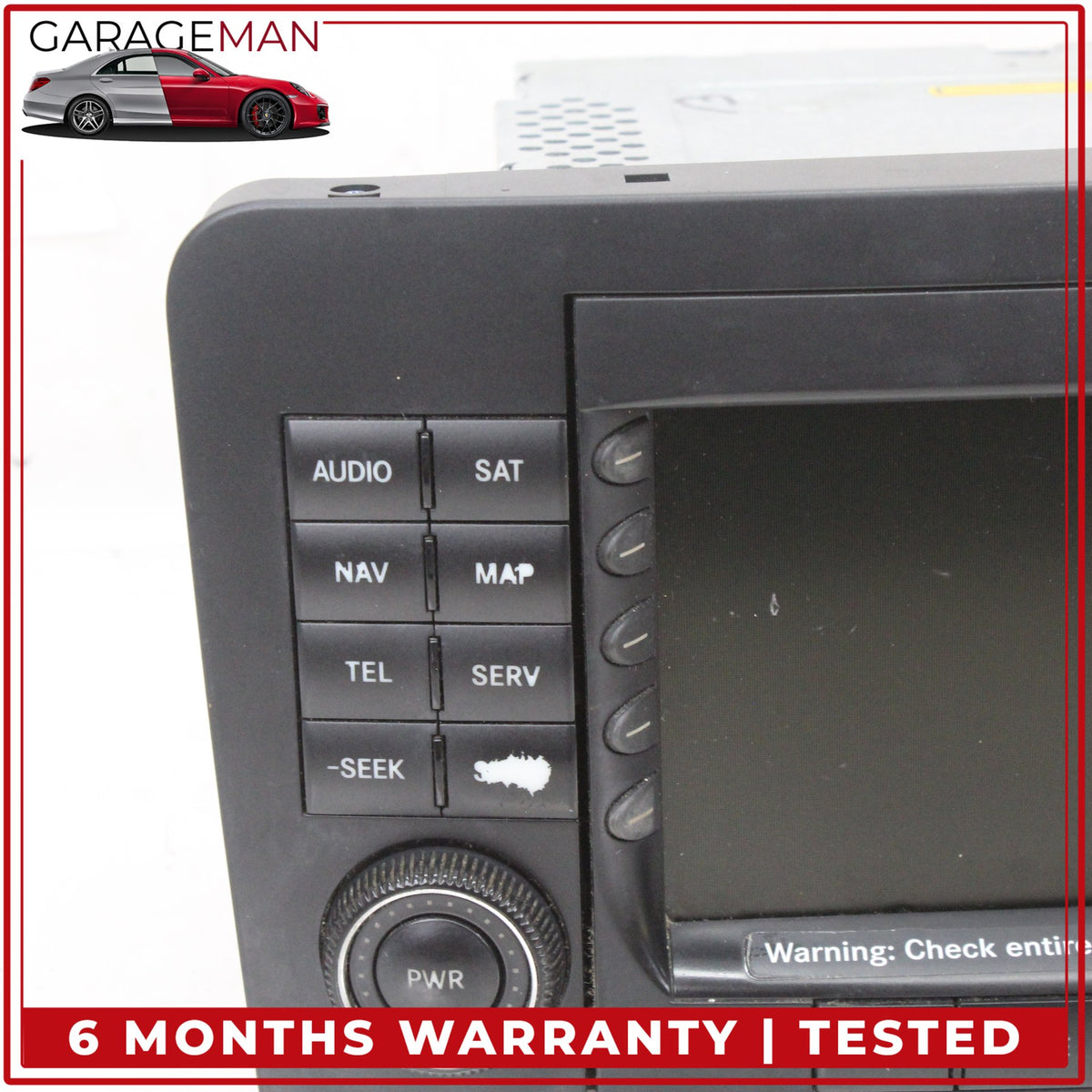 2006-2008 Mercedes X164 GL450 Command Head Unit Navigation Radio 1648201779 OEM