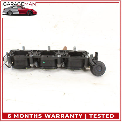2011-2018 Porsche Cayenne 958 Audi Q7 Left Lower Intake Manifold w/ Bracket OEM