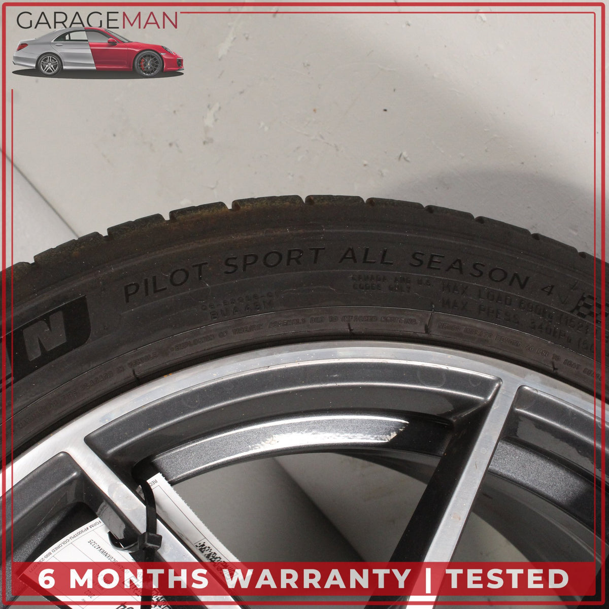 2019-2026 BMW Z4 G29 Styling 770 V-Spoke Front Wheel Rim w/ Tire 8Jx18 ET20 OEM