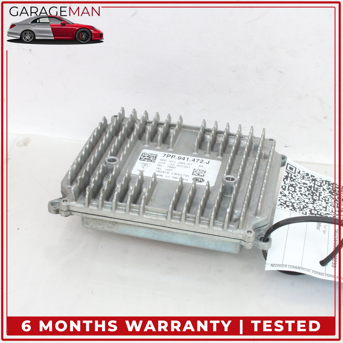 2014-2023 Audi TTS 8S Headlight Headlamp Ballast Control Module 7PP941472J OEM