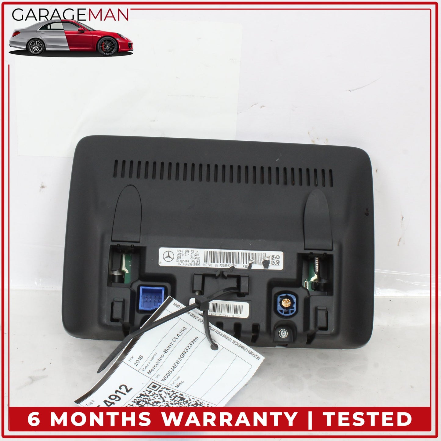 2015-2020 Mercedes W117 CLA250 Front Center Dash Display Screen Monitor OEM