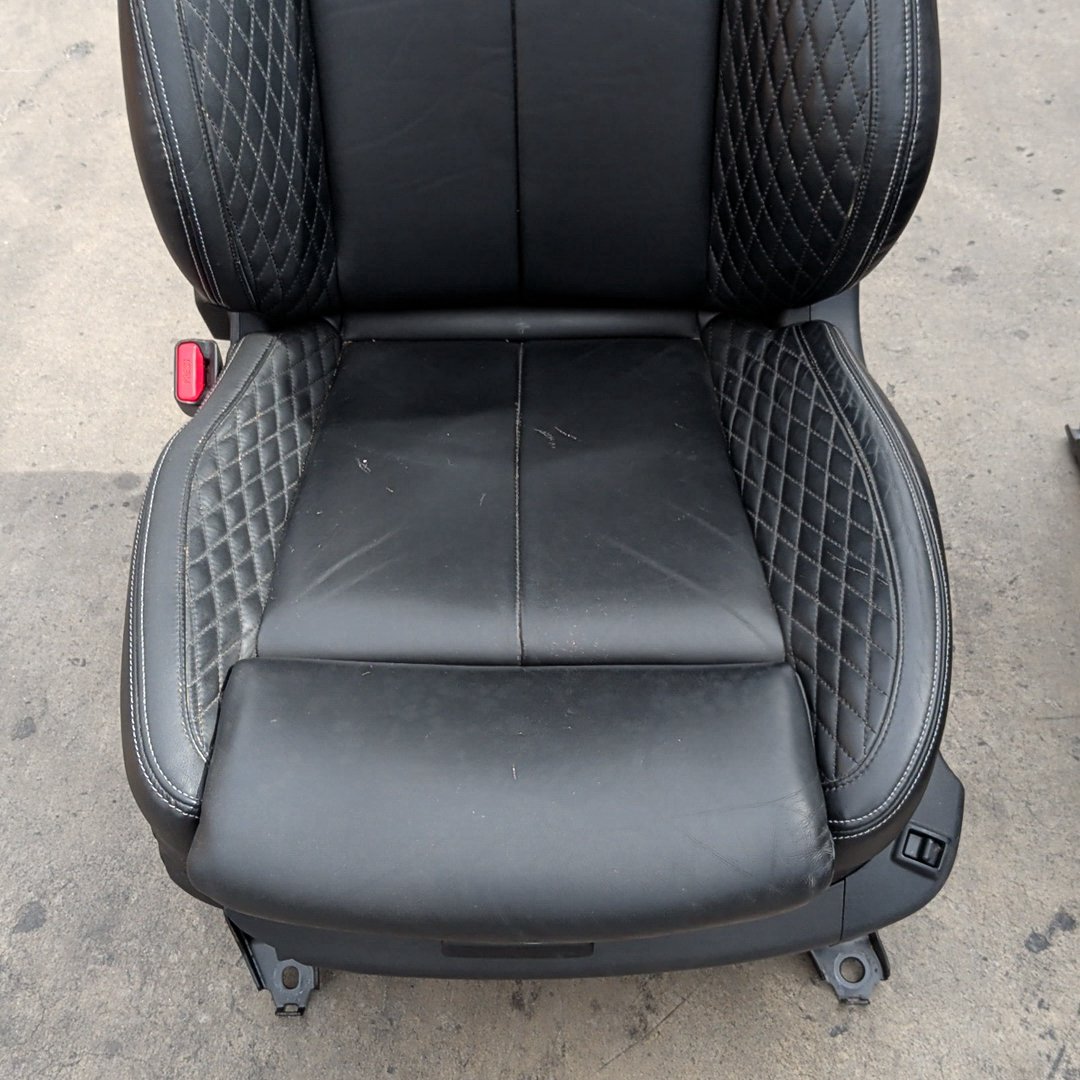 2016-2020 Infiniti Q50 V37 Red Sport Front and Rear Complete Seat Assembly OEM