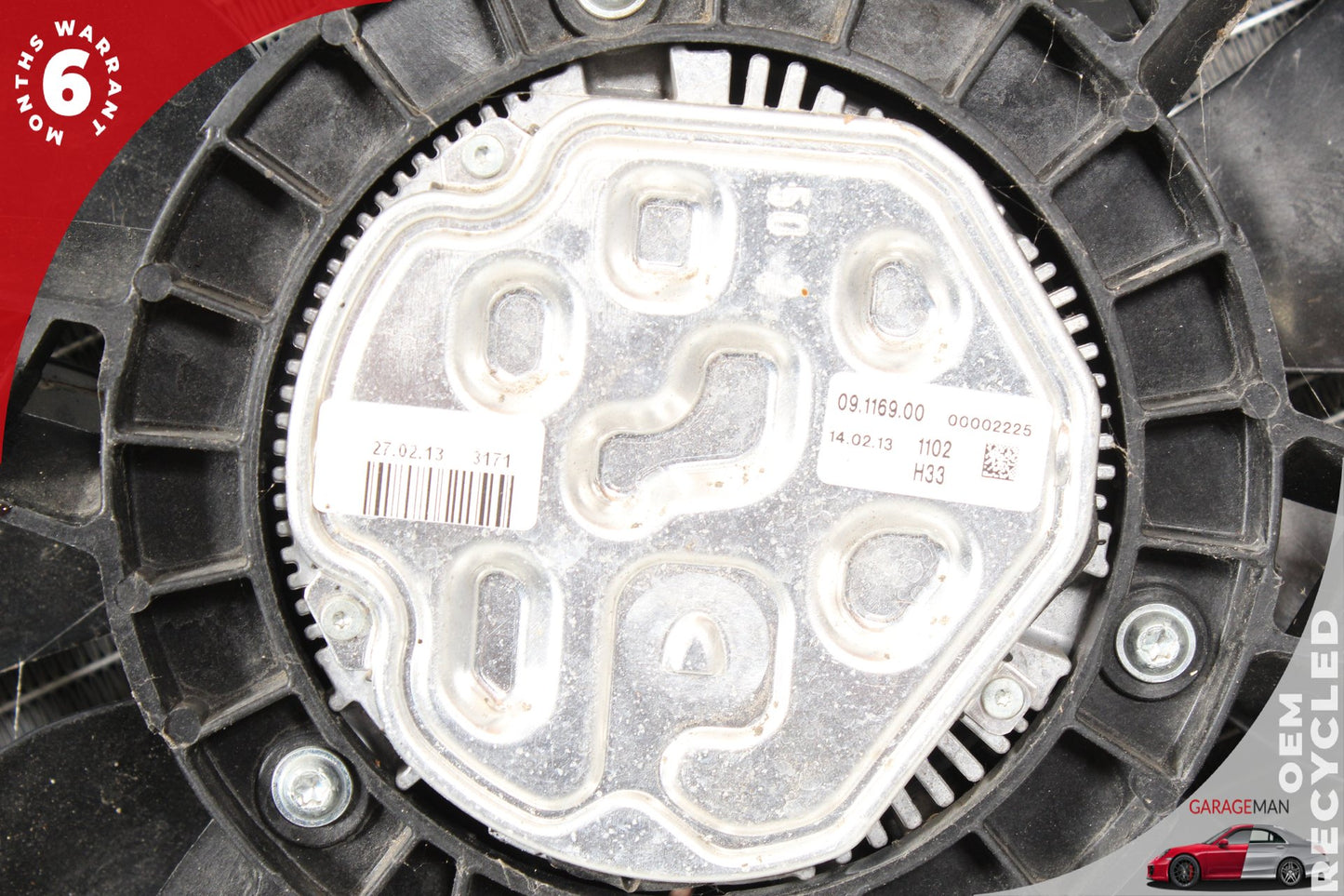 2013-2019 Fiat 500e Cooling Radiator Core Support w/ Fan Assembly 68089068AA