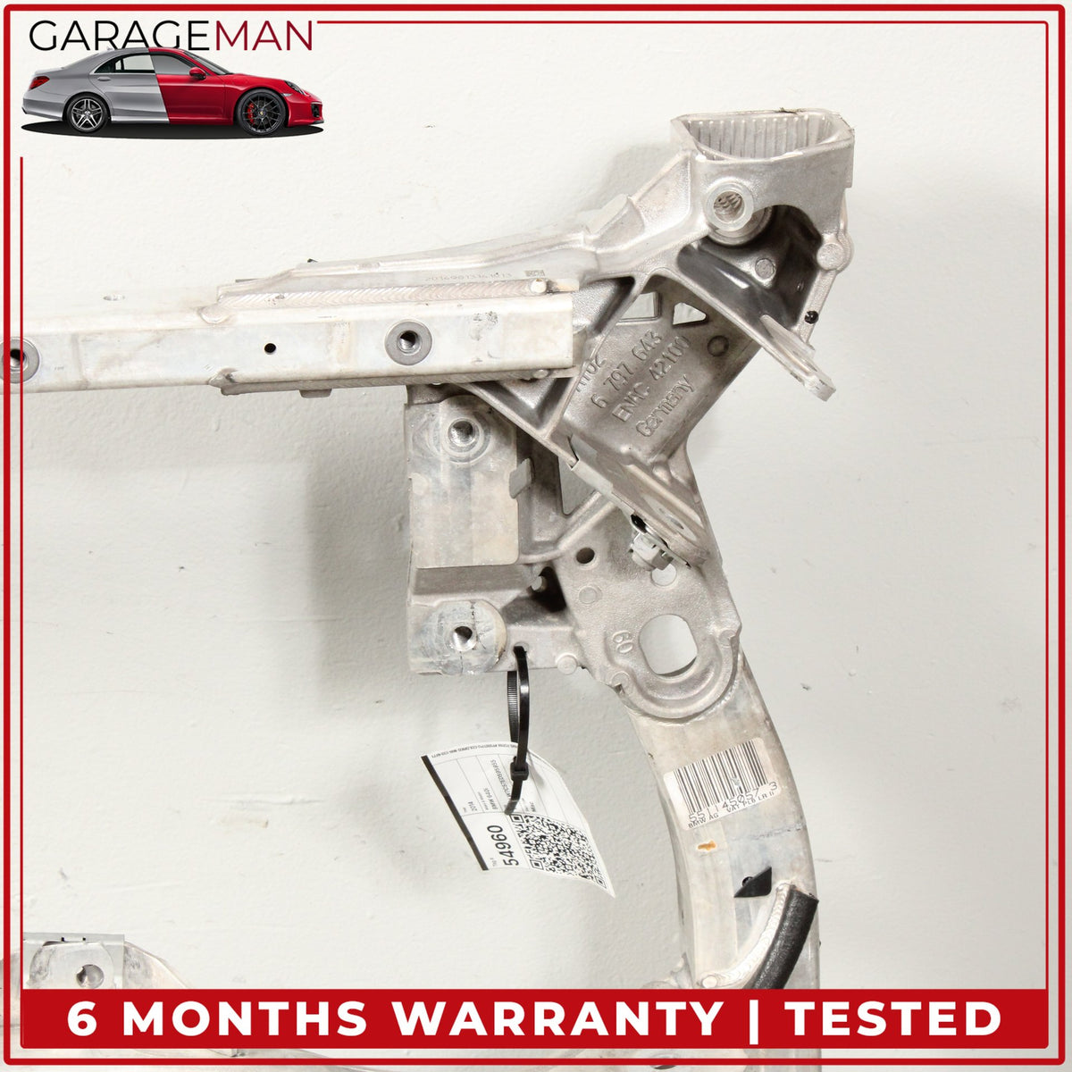 2010-2019 BMW 640i F12 Front Subframe Sub Frame Crossmember 6797644 OEM