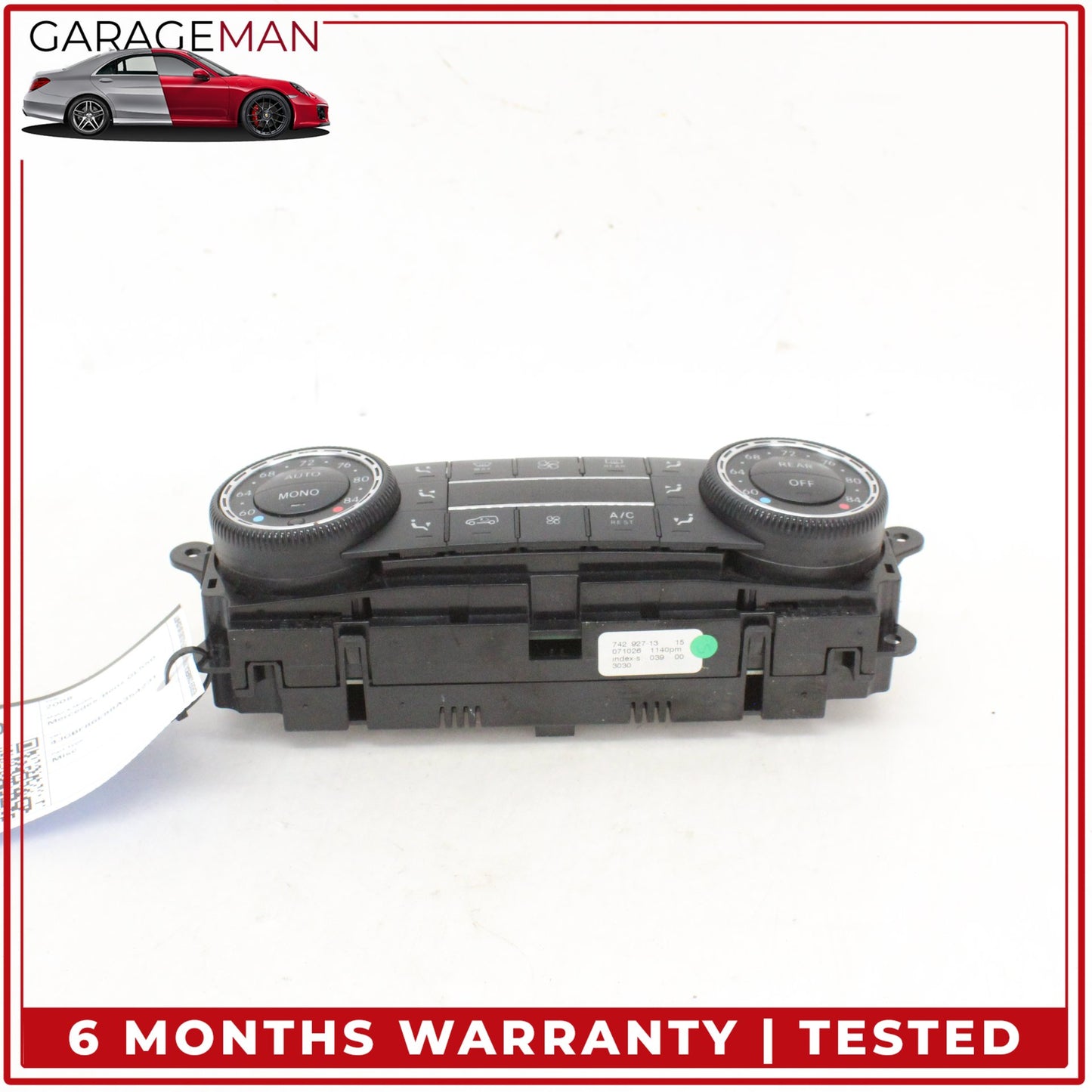 2006-2012 Mercedes X164 GL550 AC Temperature Climate Control Switch Panel OEM
