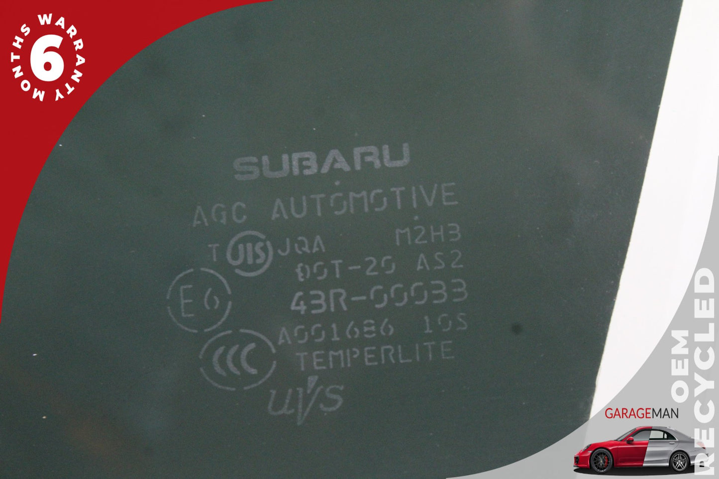 2015-2021 Subaru WRX Sedan Front Left Door Window Glass 61166VA000 OEM