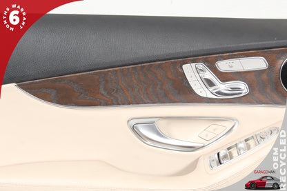 2015-2015 Mercedes W205 C350e C300 Front Left Side Interior Door Panel OEM
