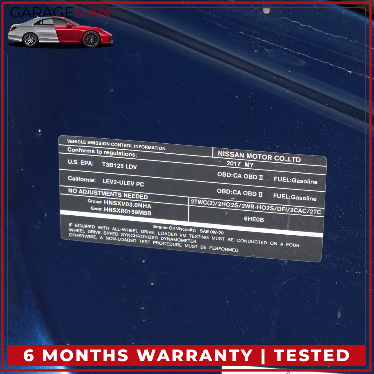 2014-2018 Infiniti Q50 V37 Sedan Front Hood Bonnet Panel Blue F510M4GAMA OEM