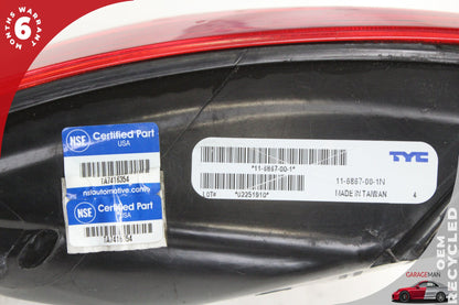 2015-2016 Audi A3 S3 Sedan Rear Right Side Outer Tail Light 8V5945096C OEM