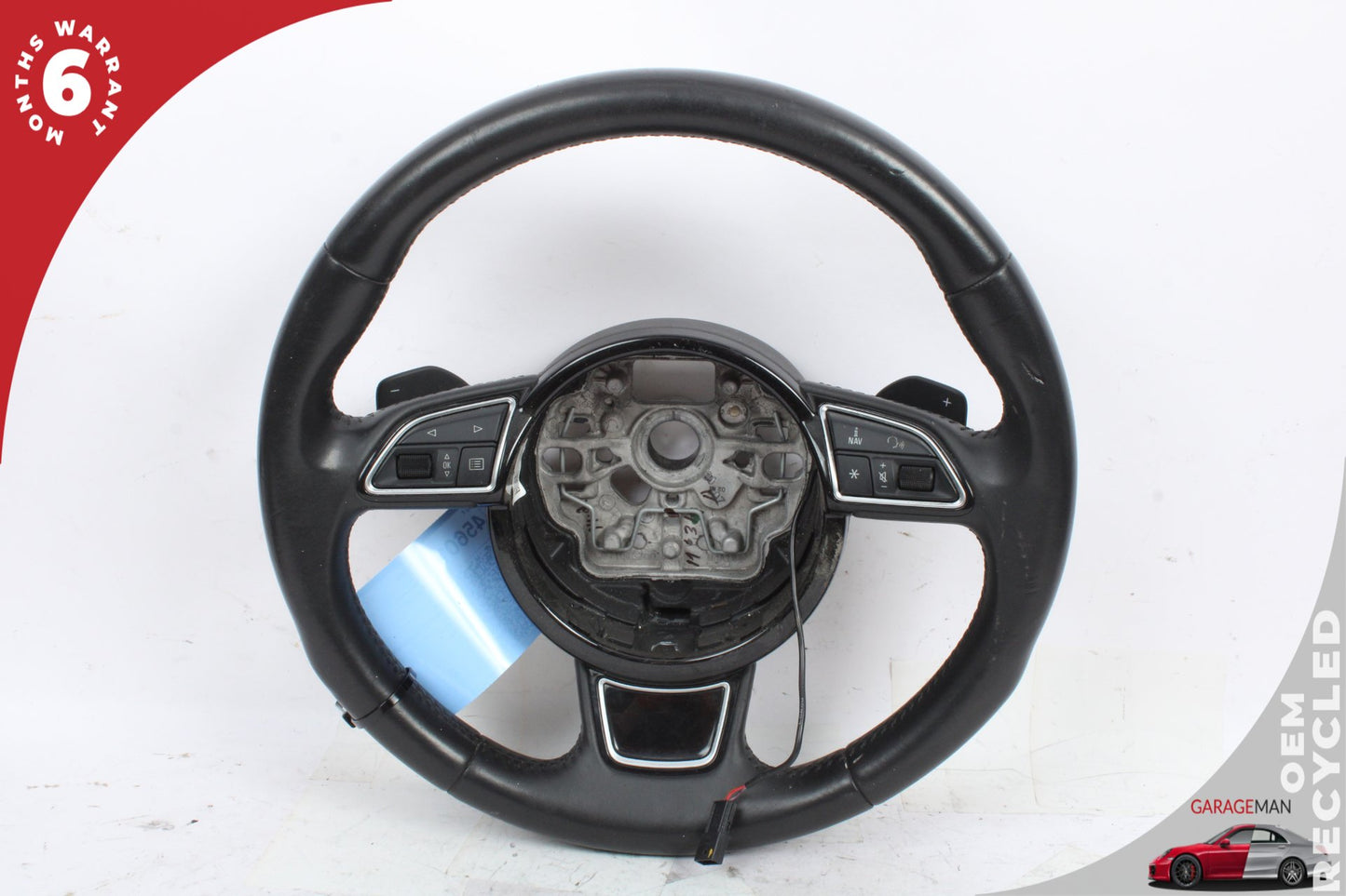2012-2018 Audi A6 A7 Front Left Side Steering Wheel Black 4G0419091S OEM
