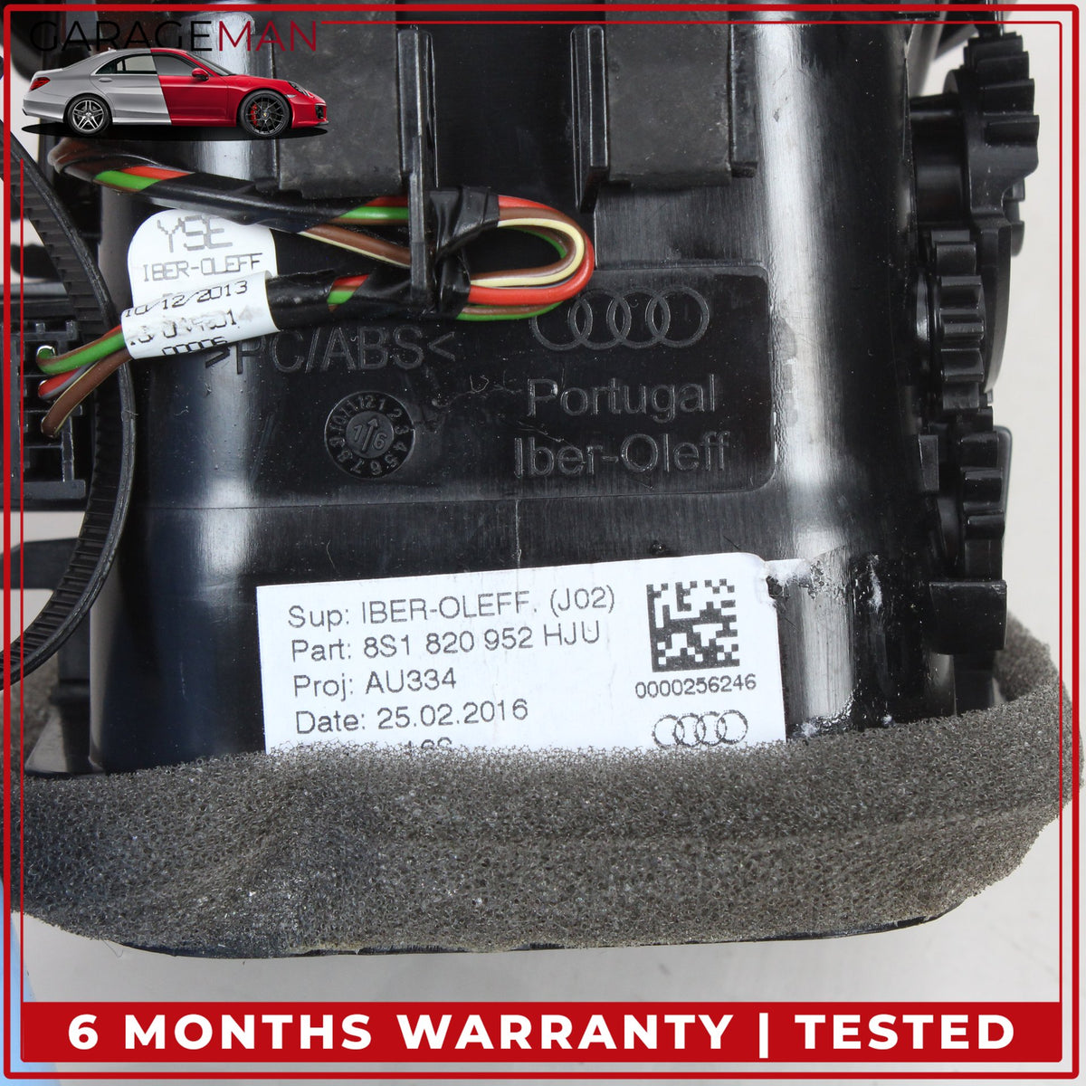 2016-2023 Audi TTS 8S Right Center Dash Air AC A/C Heater Vent 8S1820952 OEM