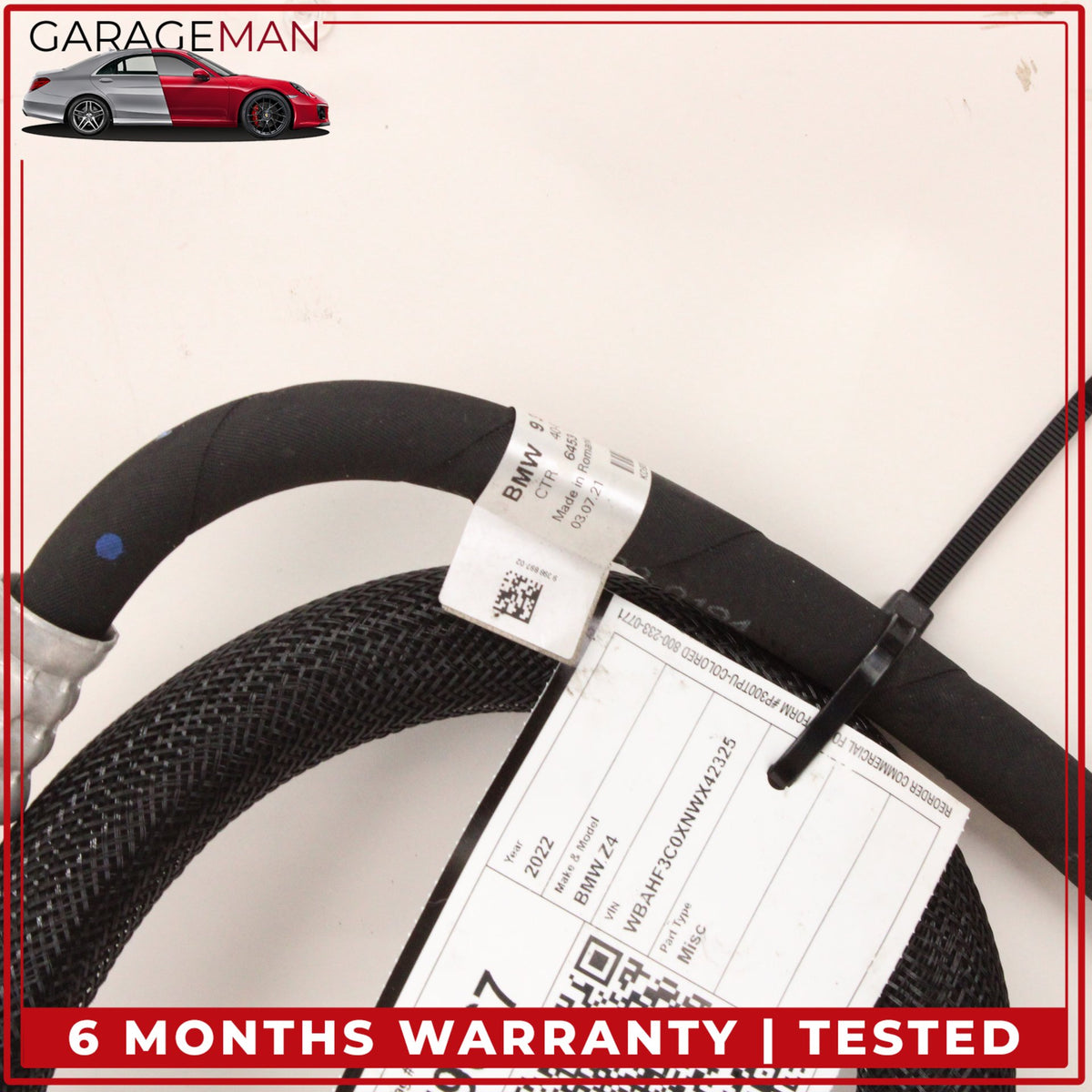 2019-2026 BMW Z4 G29 AC A/C Air Conditioning Pipe Hose Line (Set of 2) OEM