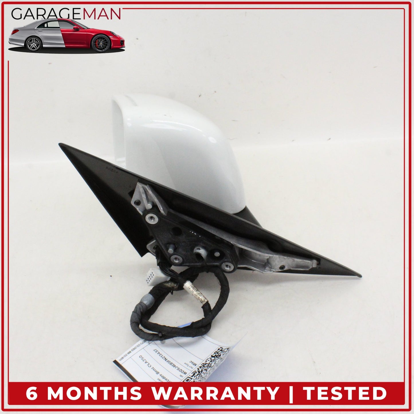 2014-2019 Mercedes W117 CLA250 Front Left Rear View Mirror w/ Blind Spot OEM