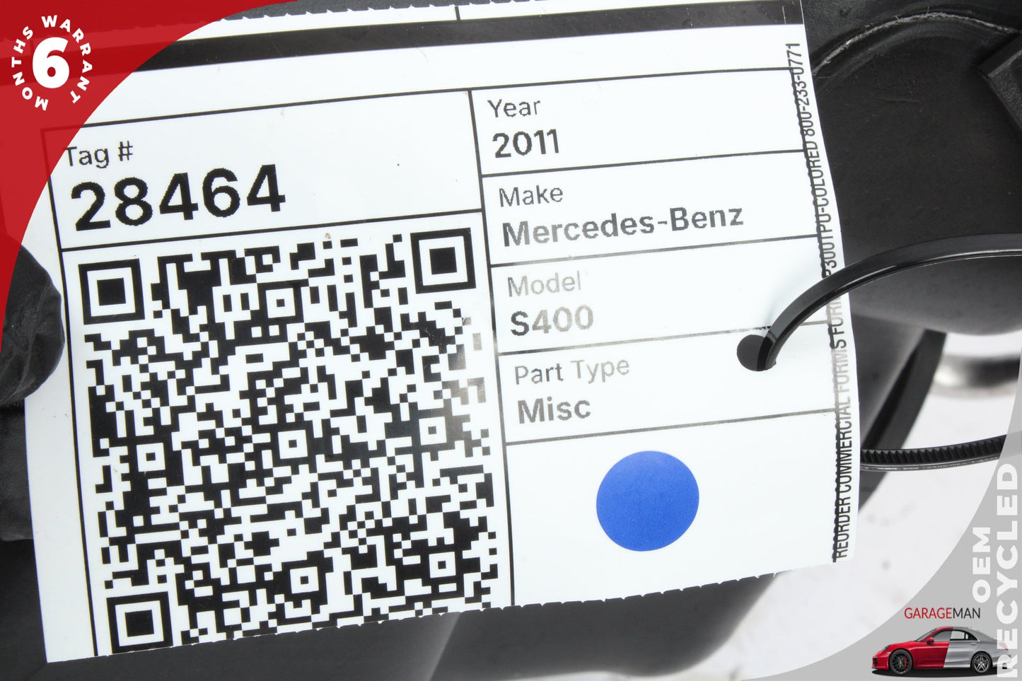 2007-2014 Mercedes W221 S400 Windshield Washer Fluid Reservoir 2218602160 OEM