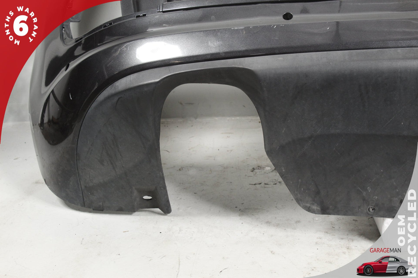 2014-2017 Fiat 500L Hatchback Rear Bumper Cover 735550741 Grey