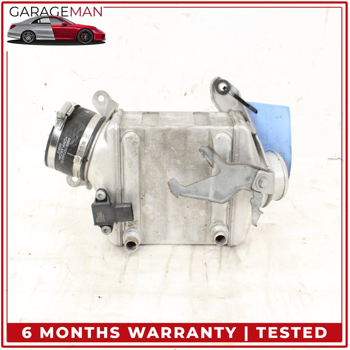 2013-2019 BMW 650i F06 Sedan Left Side Turbocharger Intercooler 7575405 OEM