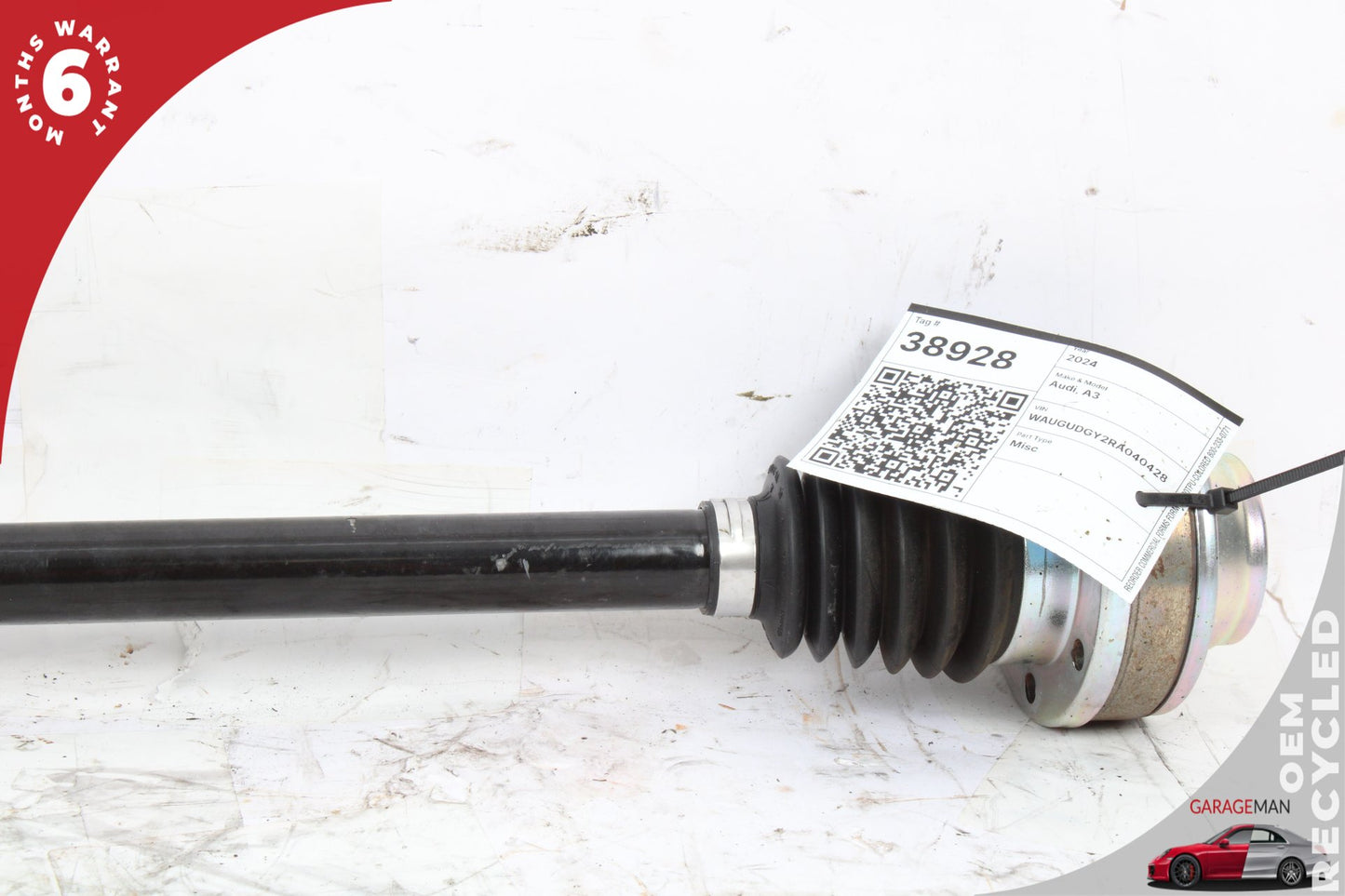 2015-2024  Audi A3 S3 AWD Rear Left Driver Side CV Axle Shaft 5Q0501203A OEM