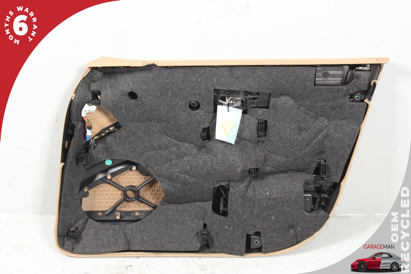 2010-2016 Porsche Panamera 970 Front Left Driver Side Door Trim Panel Beige OEM