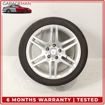 2008-2014 Mercedes W204 Rear Wheel Rim w/ Tire 8.5Jx17H2 ET58 2044014602 OEM