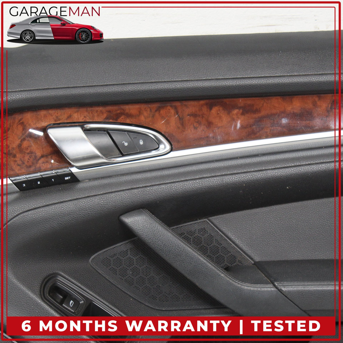 2010-2016 Porsche Panamera 970 Front Right Side Interior Door Trim Panel OEM