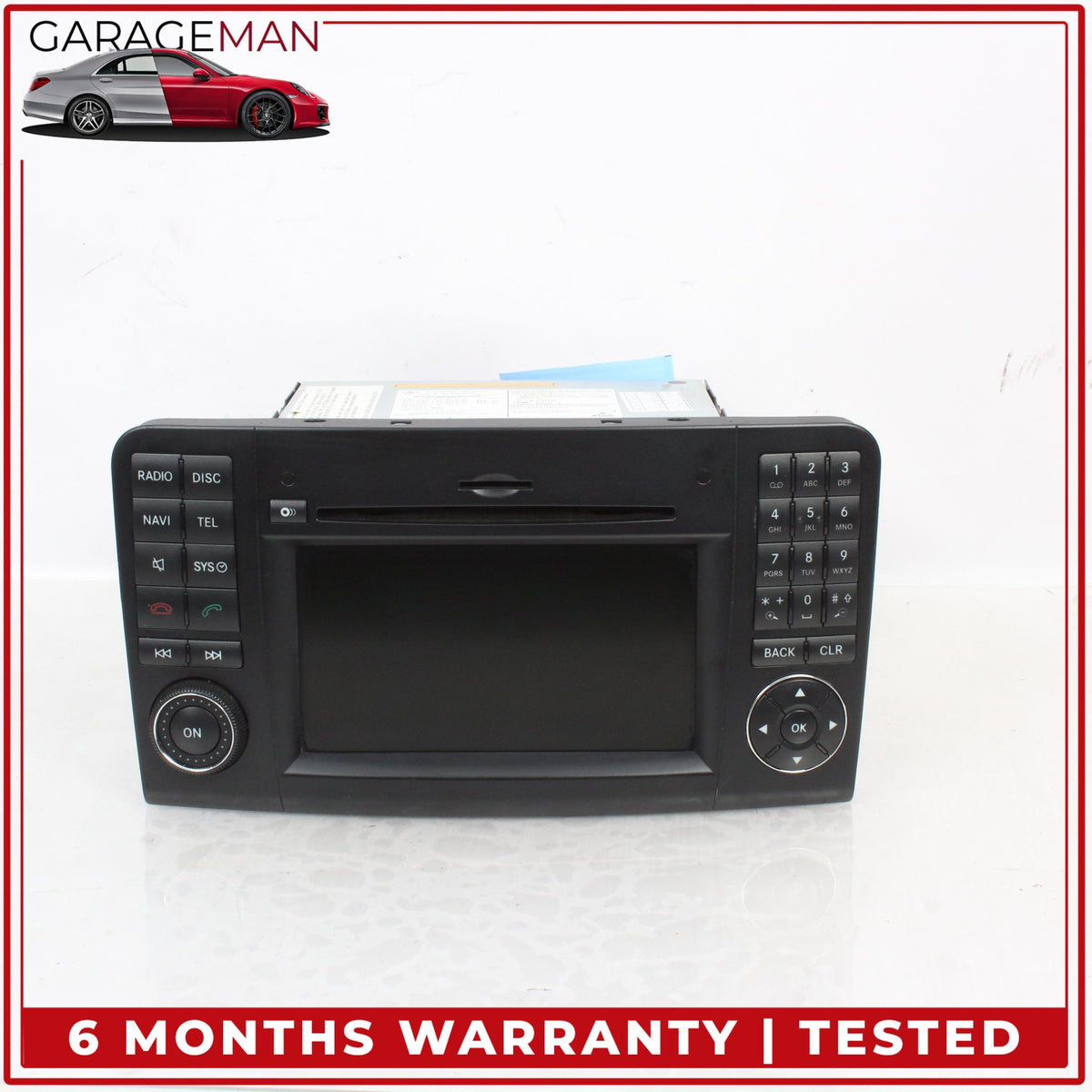 2009-2012 Mercedes W164 ML350 Command Head Unit Navigation Radio 1649002601 OEM